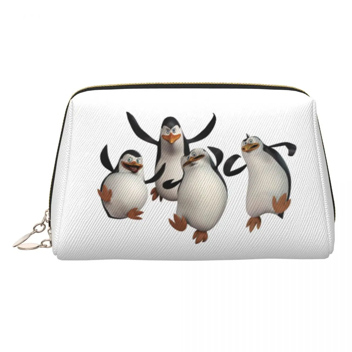 

Pose Penguins Of Madagascar Women Cosmetic Bags Travel Makeup Organizer Pouch Toiletry Storage Dopp Kit Case