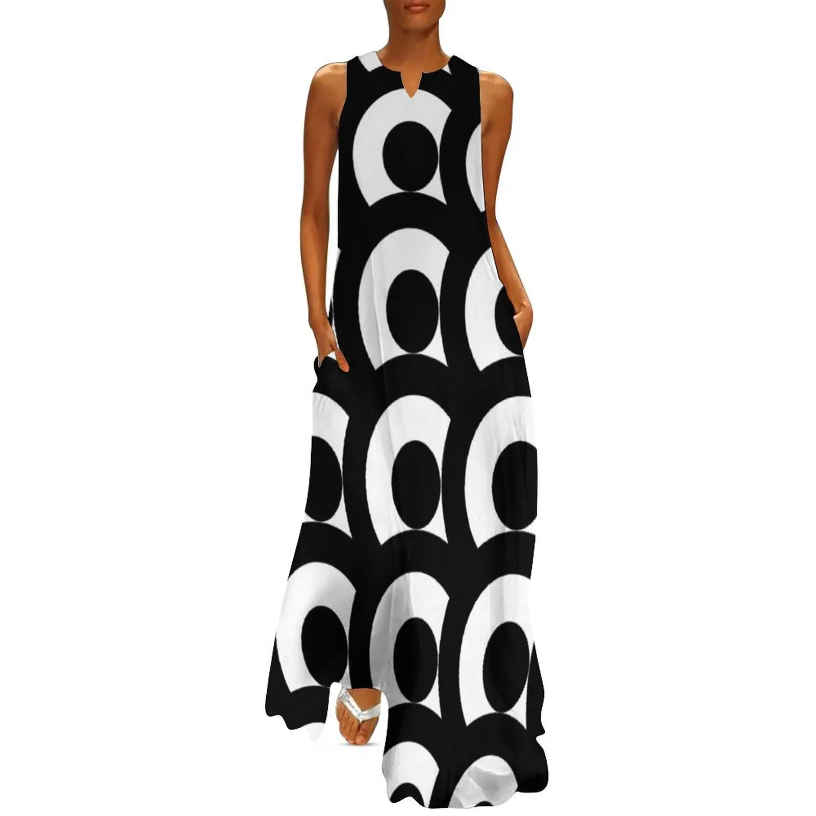 

Mod Montage (Black) Long Dress party dress women elegant luxury women"s luxury party dress