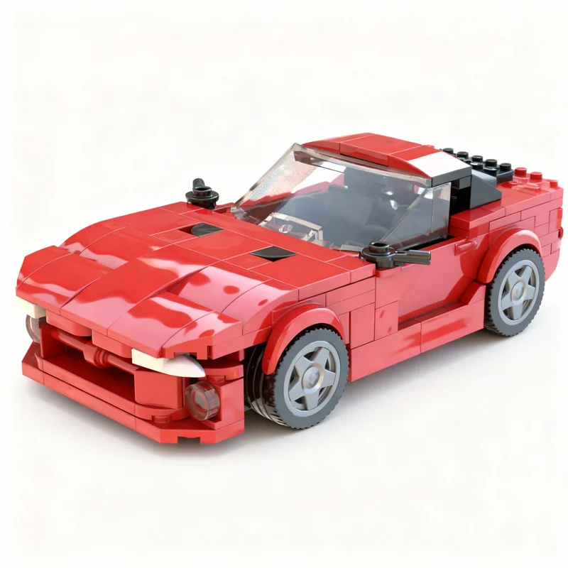 302 個 MOC シティ チャンピオンズ ダッジ バイパー GTS SR II モデル ビルディング ブロック 建設玩具 教育 クリスマス ギフト アイデア ブリック