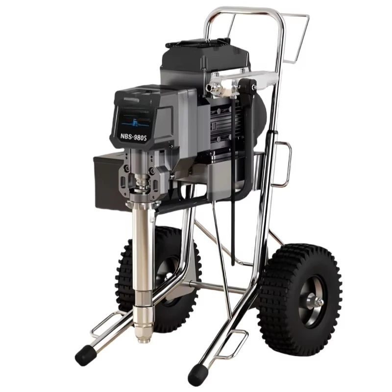 

BS-980S lectricgh-Power Airless Spraying Machine Latex Paint & Putty Equipment with High-Pressure Spray