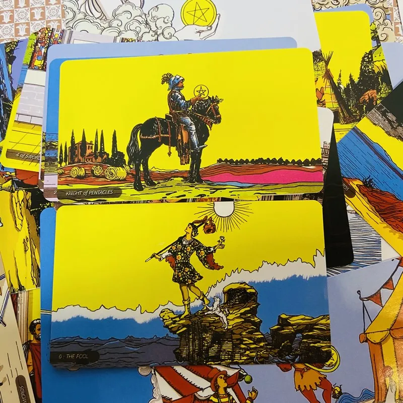New RWS Panorama Tarot cards A 78 Deck When Wide Angle Lens Show