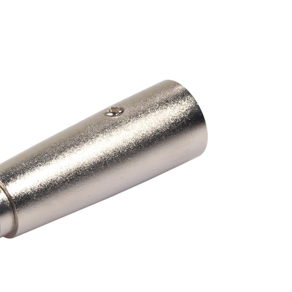 

Professional 3 Pin Male to 6.35mm Female Audio Adapter Microphone Jack Speaker Connector Tip Plug Converter Rugged Housing