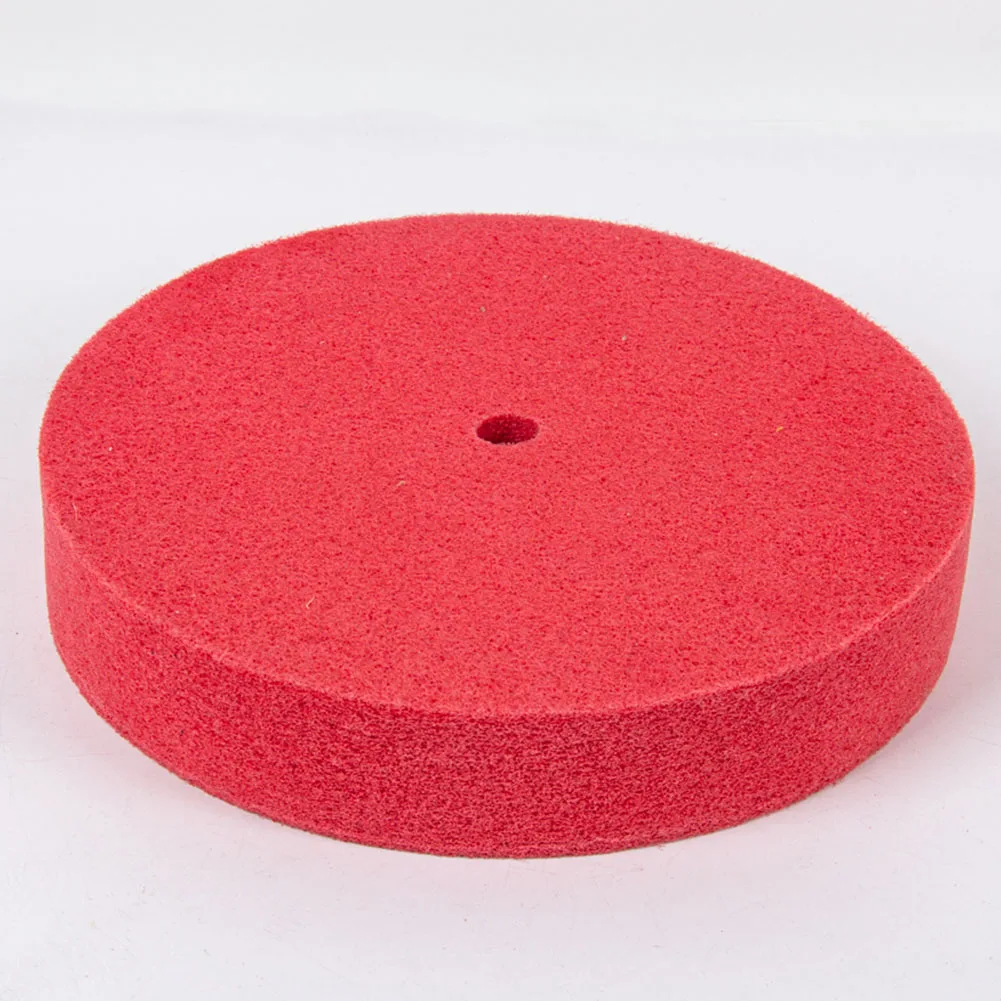150/200mm/250mm/300mm 1 pieces Nylon Fiber Polishing Wheel Non-woven Unitized Wheel