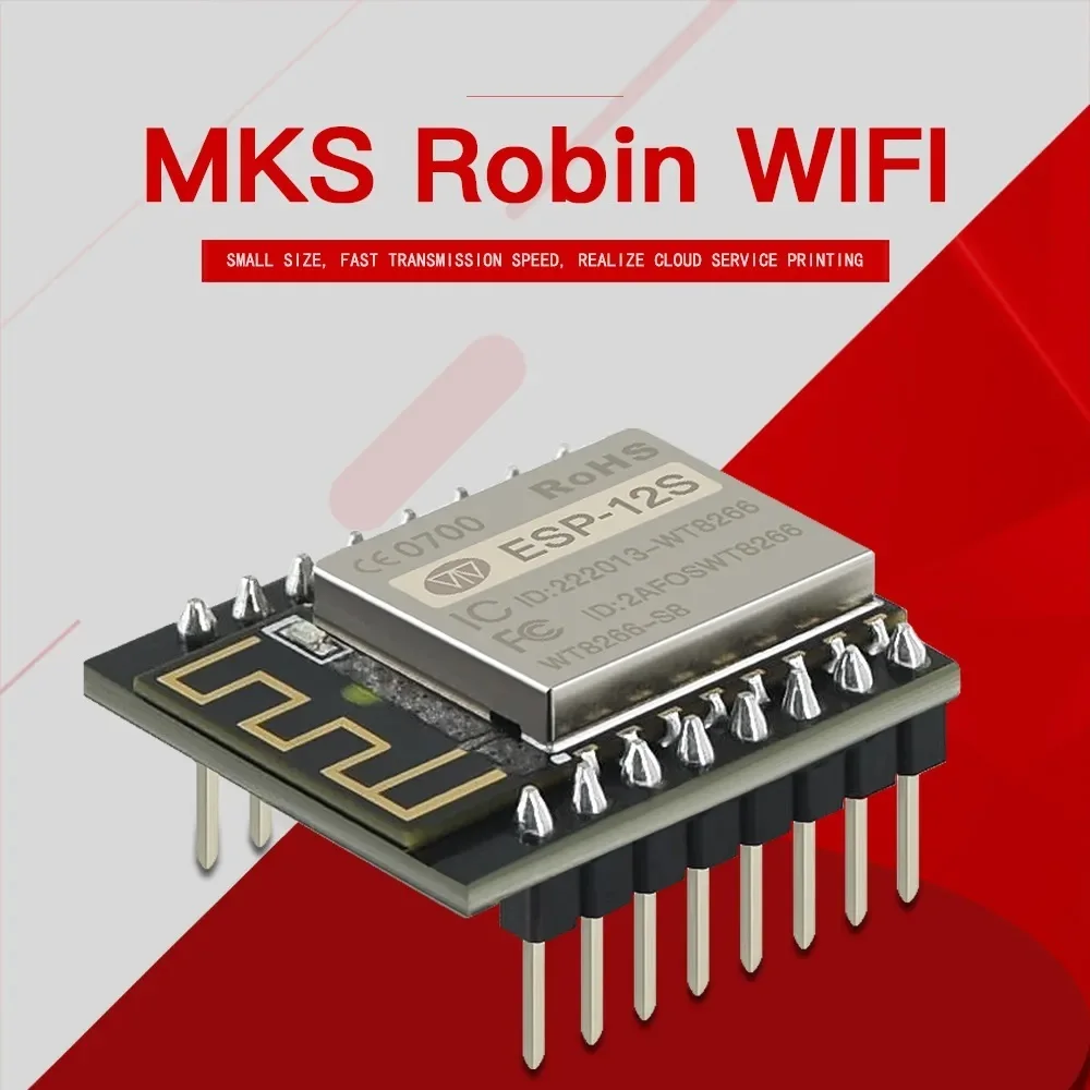 DB-3D Printer Parts Wireless Router ESP8266 WIFI Module MKS Robin-WIFI Smartphone APP Remote Control MKS Robin Motherboard