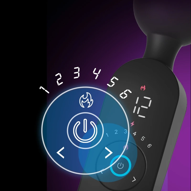 18 Clitoris Vibrator G Spot Smart Heating Magic Wand Masturbator 12 Modes 6 Speeds Female Private Orgasm Adult Sex Toy for Women