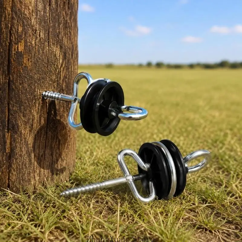 Beschichtete Elektrozaun-Torbeschläge aus Stahl mit Gewindebefestigungswellen für Farm 3XUF – Detail 5