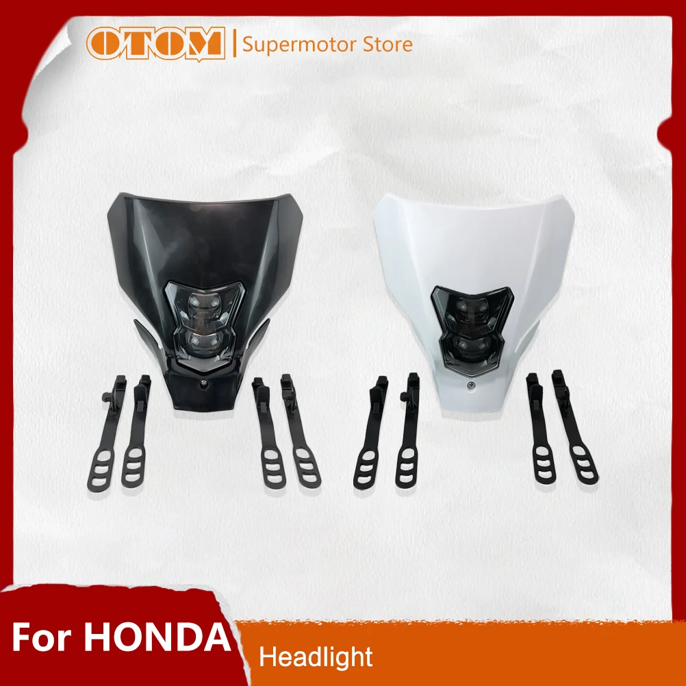 

OTOM Motorcycle LED Headlight Headlamp Head Light 12V For HONDA CRF450L 2019-2020 CRF450RL 2021-2022 Motocross Enduro Dirt Bike