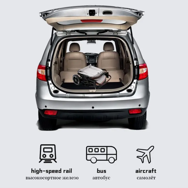 عربة أطفال ذات مناظر طبيعية عالية محمولة وخفيفة الوزن للغاية لحديثي الولادة أثناء السفر ممتصة للصدمات عربة أطفال لحديثي الولادة لعمر 0-4 سنوات