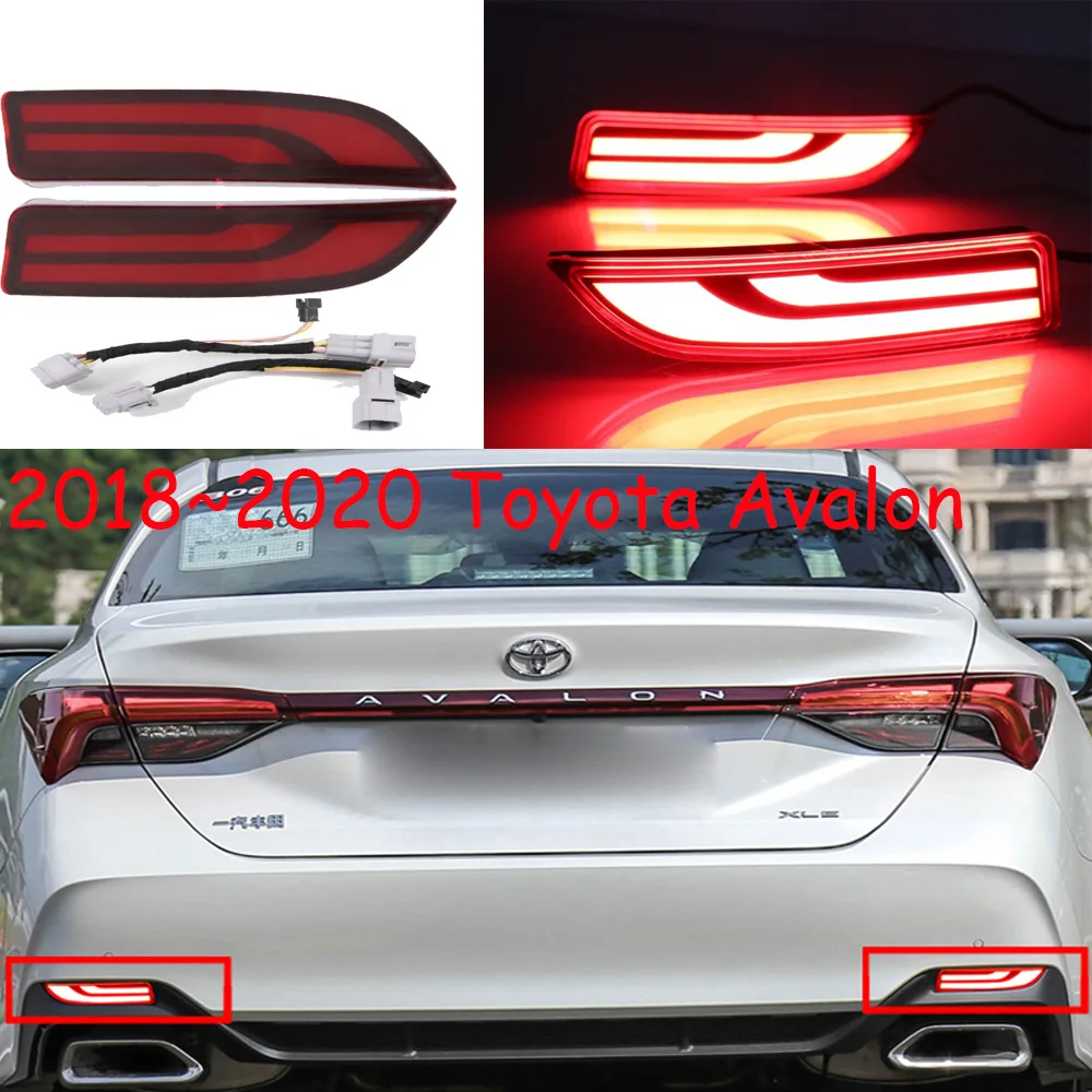 2pcs car bumer taillight for Avalon rear light brake 2018~2020y LED car accessories taillamp for Avalon rear light