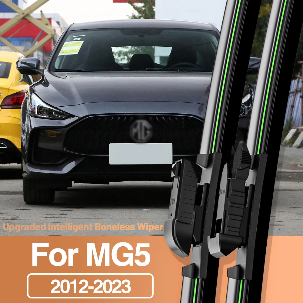 2pcs For MG 5 MG5 2012-2023 Front Windshield Wiper Blades Windscreen Window Accessories 2013 2015 2018 2019 2021 2022