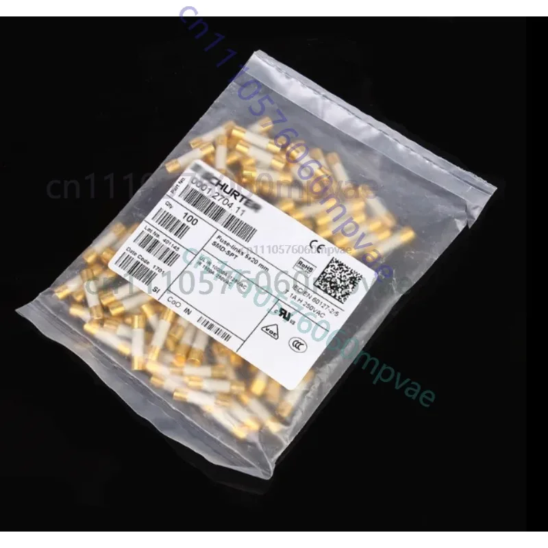 4pcs/lot Switzerland original FOR Schurte 1A-16A 5x20mm alloy plated fever audio fuse
