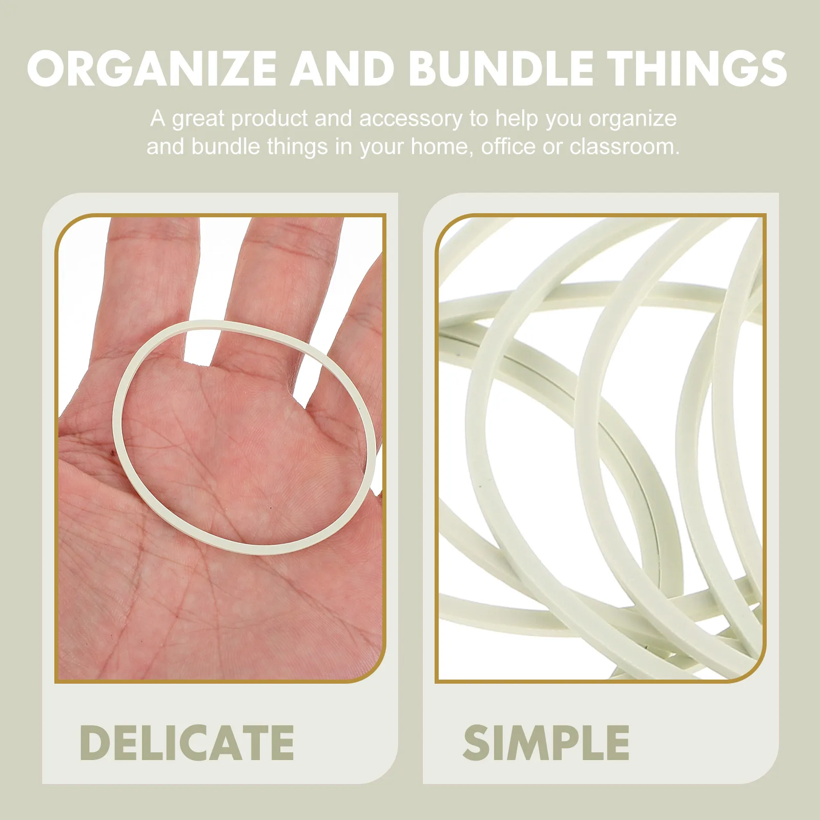 

Binding Bands Rubber Straps Strong Elastic For Home Office Classroom Multi-Use Large Size Bands