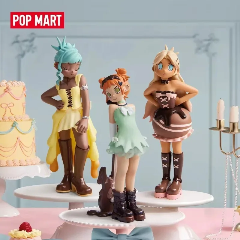 

POP MART Peach Riot Fashion Supermodel Series: Коллекционная фигурка-сюрприз в закрытой коробке с дизайнерскими персонажами