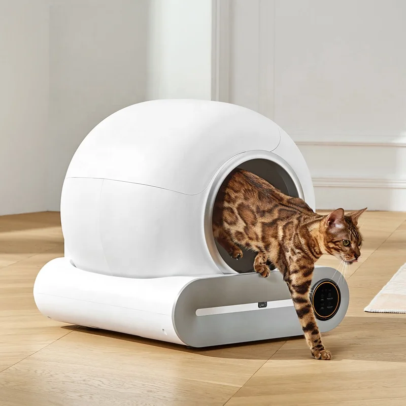 Popular Seller Smart Cat Litter Box Automatic Self Cleaning Litter Box Cleaning Robot 65L