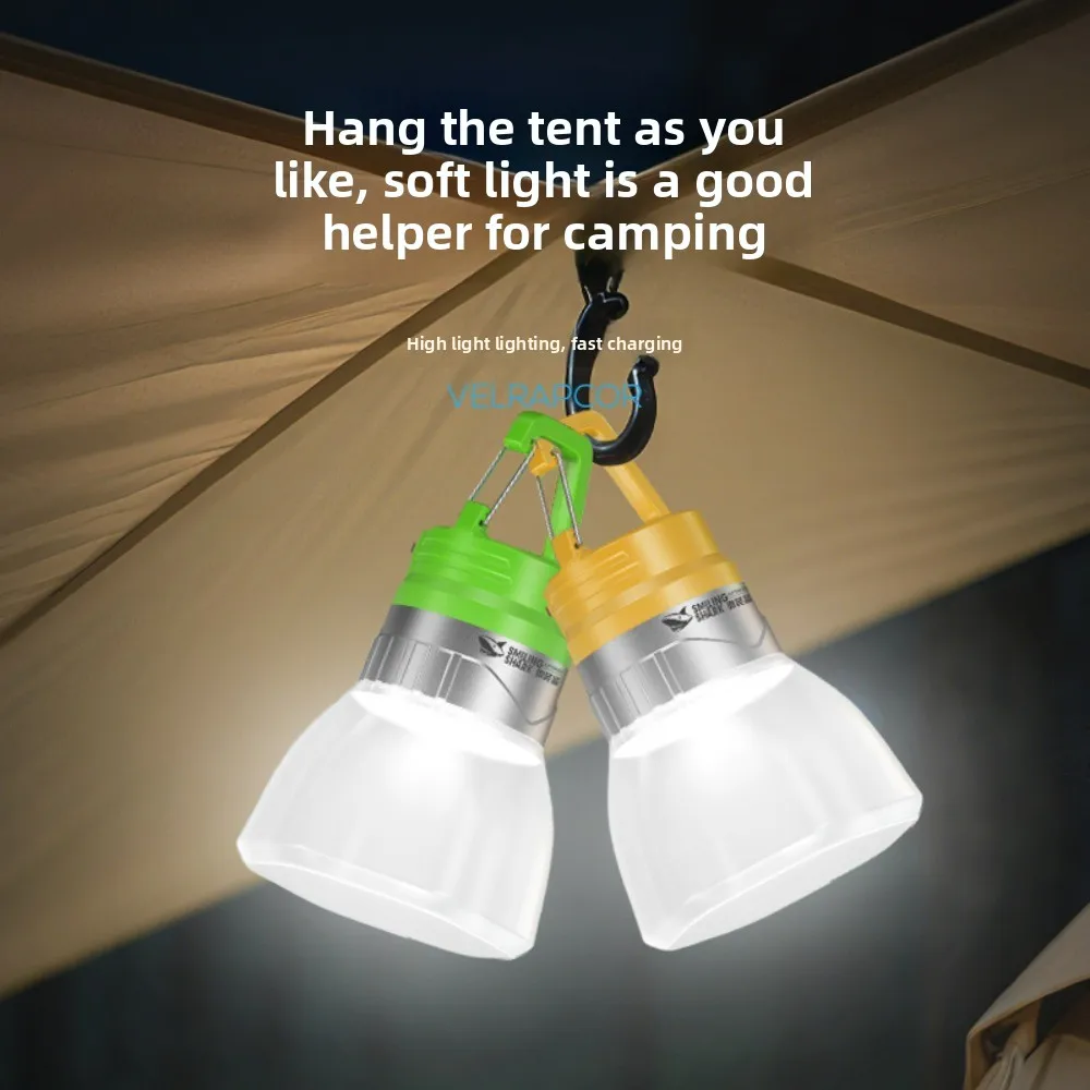 Super Bright Bottle Cap Camping Light Rechargeable Multi-Functional Waterproof Mini Flashlight Long-Lasting Battery Ambient Use