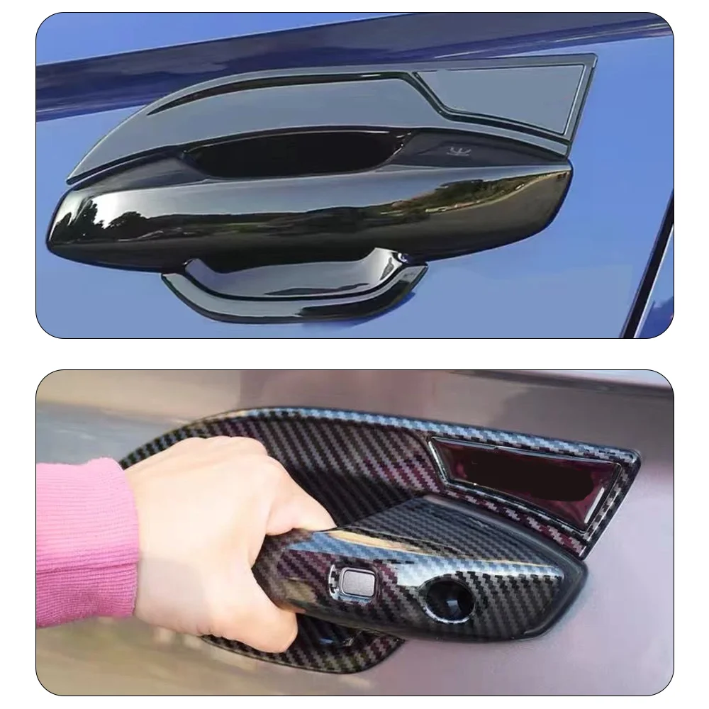 ل Volkswagen VW ID.4 ID.5 E21 E39 2021 ~ 2026 2022 2023 2024 2025 مقبض باب السيارة غطاء وقائي المضادة للخدش اكسسوارات الديكور #5