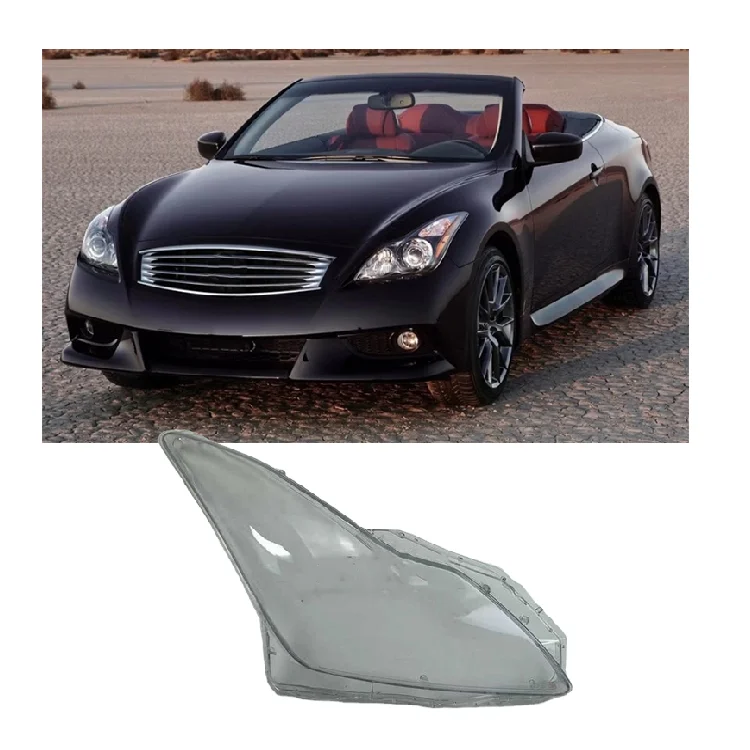 

Auto Lighting System Plastic Headlight Lens Cover for Infiniti G37 2009-2013