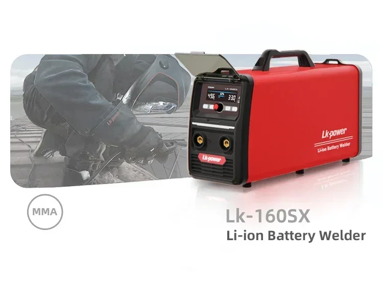 New Trend 160A Cordless Welder MMA Stick Lithium Battery Powered Portable Welding Machine For Emergency Repair Offsite