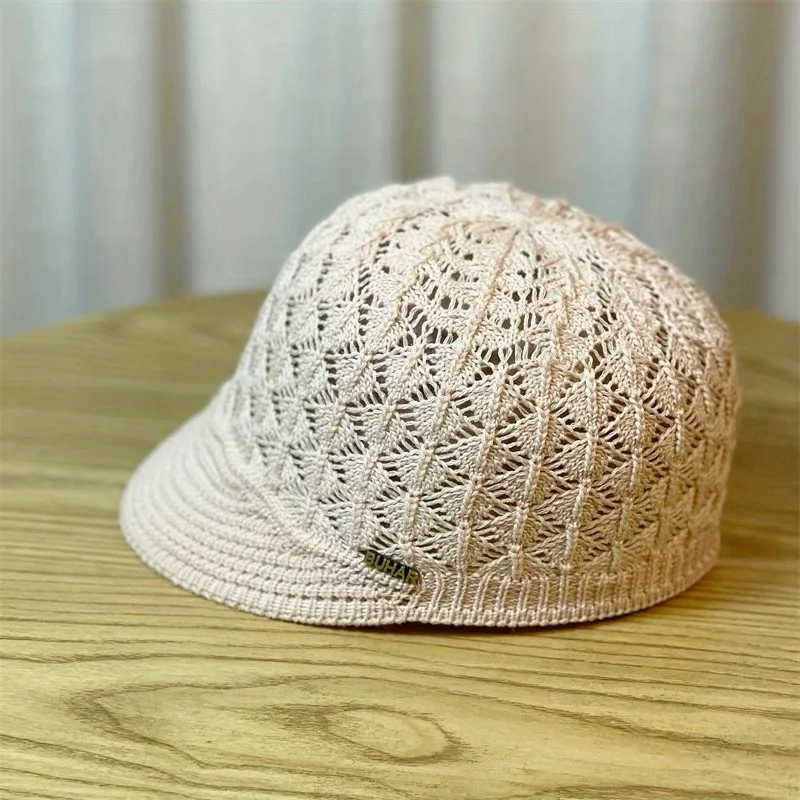 

1PC New Spring/Summer Women's Peaked Cap Hollow Beach Visor Mesh Caps Headband Fisherman Hat Outdoor