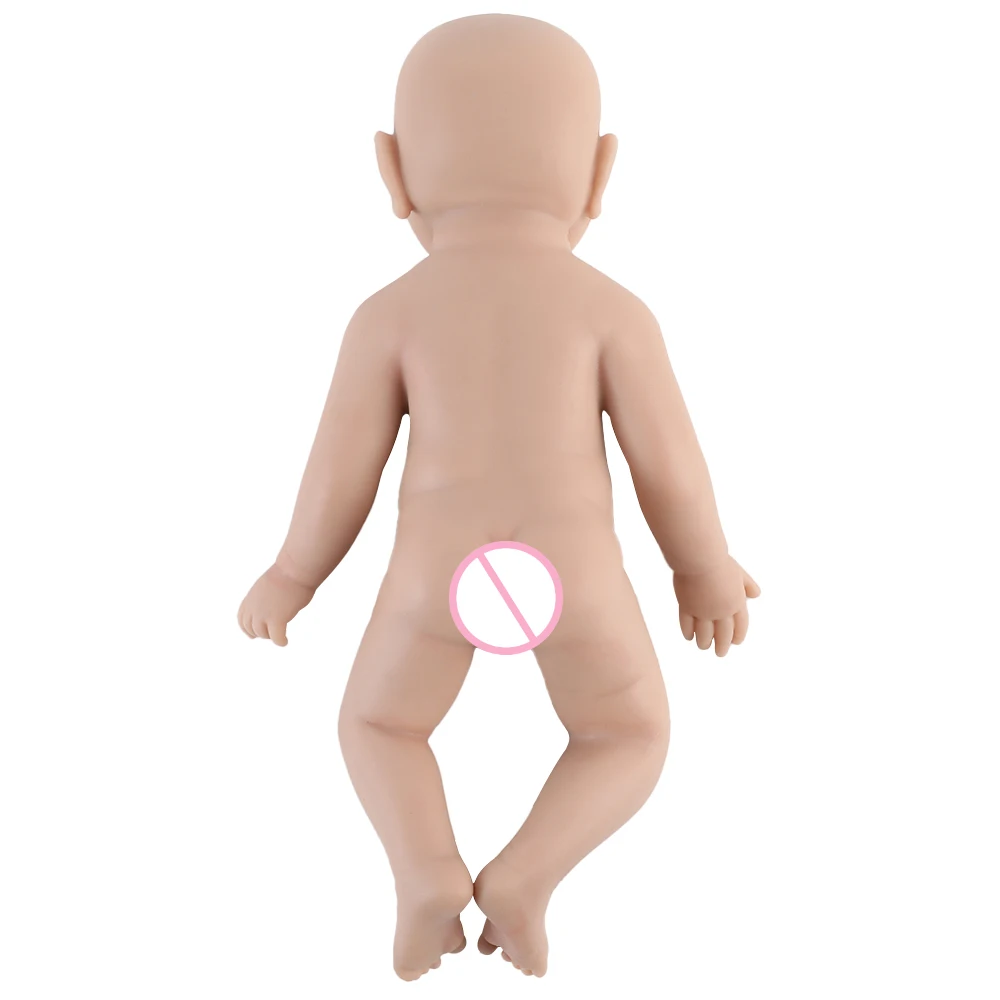 IVITA WG1526 10インチ全身シリコンリボーンドール、100%柔らかいリアルな未塗装DIYペイント可能ブランクドールおもちゃ（子供向け）