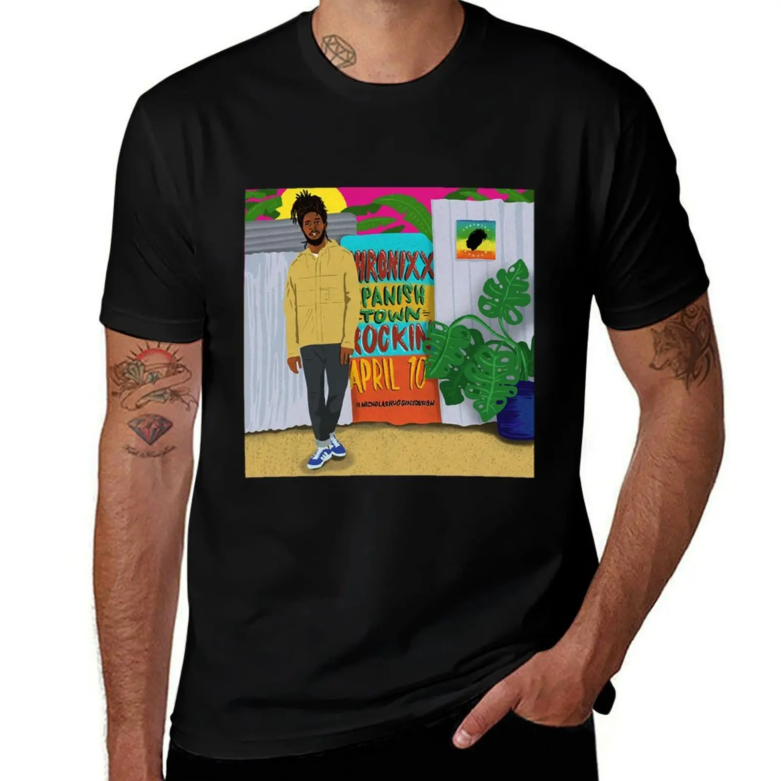 

Chronixx T-Shirt t shirts cotton 100% t shirts for man pack cotton T-Shirt