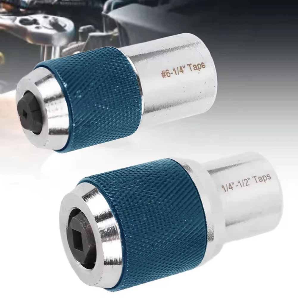 

2 шт., головки для метчиков, трещотка, ключ для метчиков, привод 3/8 дюйма, ручной инструмент, адаптер для метчика, регулируемый набор головок для метчиков для сверления заданий