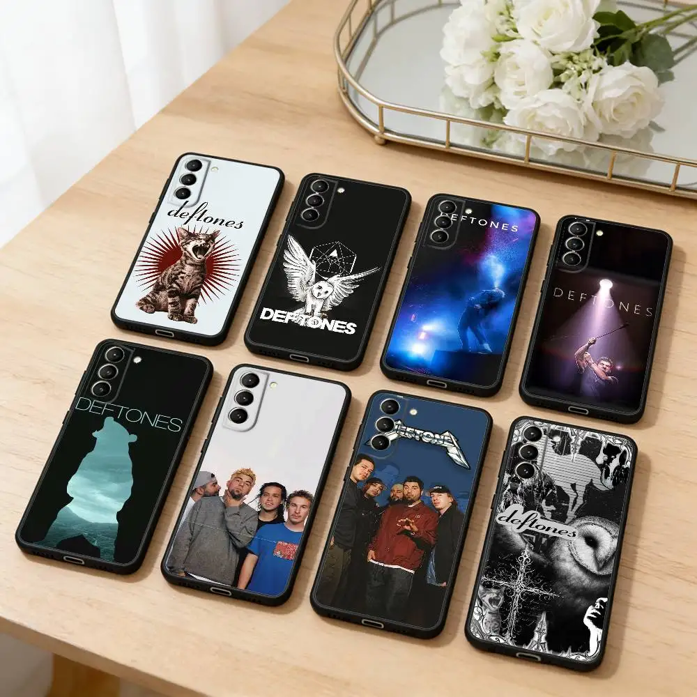 

Rock-Band Deftones Phone Case For Samsung S25,24,23,22,30,21,10,9,Ultra,Plus,Lite,FE,4,5 G Soft Black Case