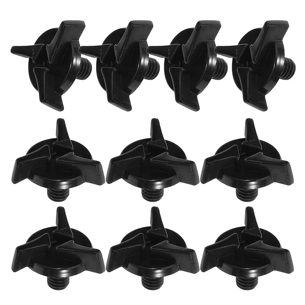 

20pcs Screws Durable Plastic Motorcycle Visor Replacement Hardware Set Easy Installation Fixing Nuts Bolts