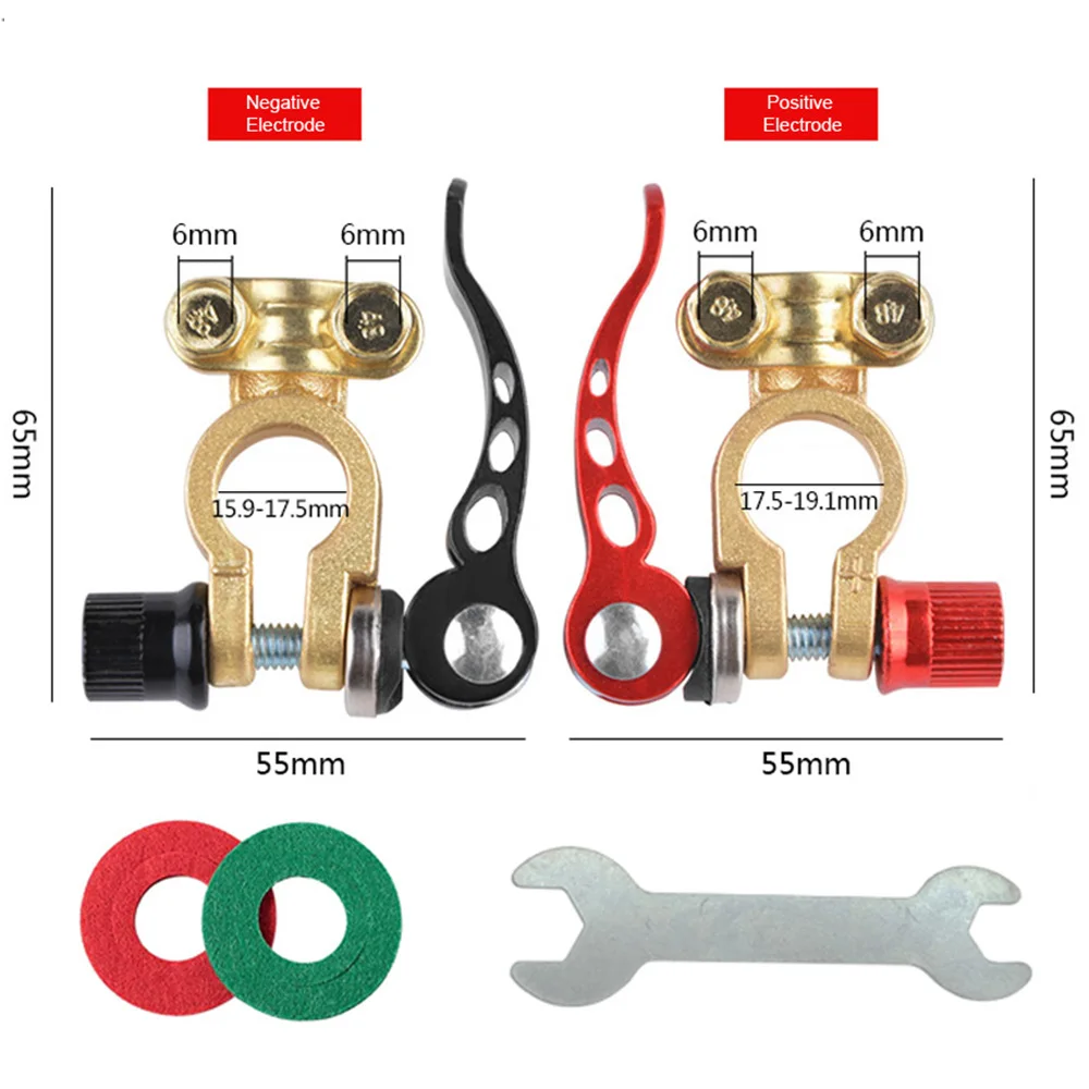 

Универсальные 2 шт., 24 В, 12 В, быстроразъемные клеммы для аккумулятора, зажимы для верхней стойки автомобиля для каравана, лодки, мотоцикла, автомобиля, автомобильные аксессуары
