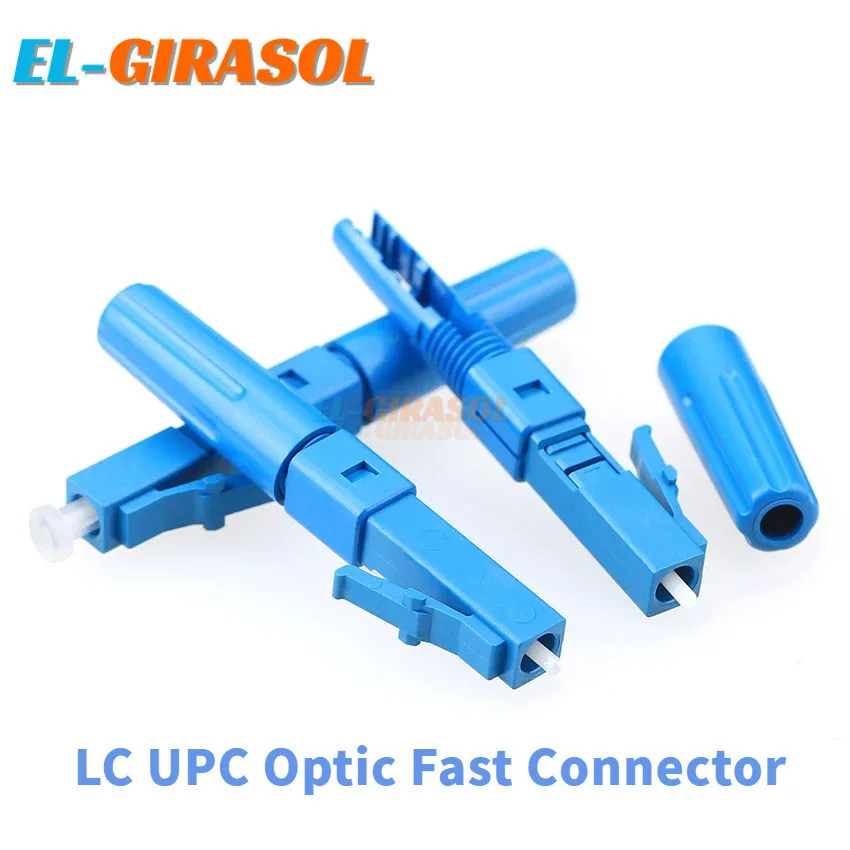 

LC UPC Optic Fast Connector LC Cold Splice Fiber Embedded Type LC/UPC SM Leather Wire Optical Cable Quick Adapter FTTH