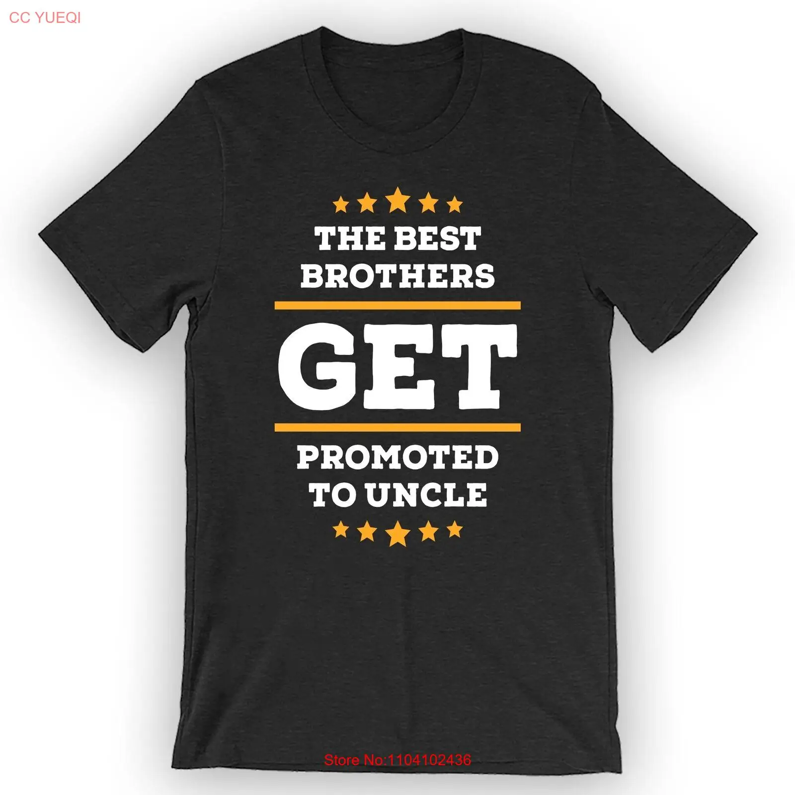 

Футболка унисекс The Best Brothers Get Promoted To Uncle Футболка с забавным дяди