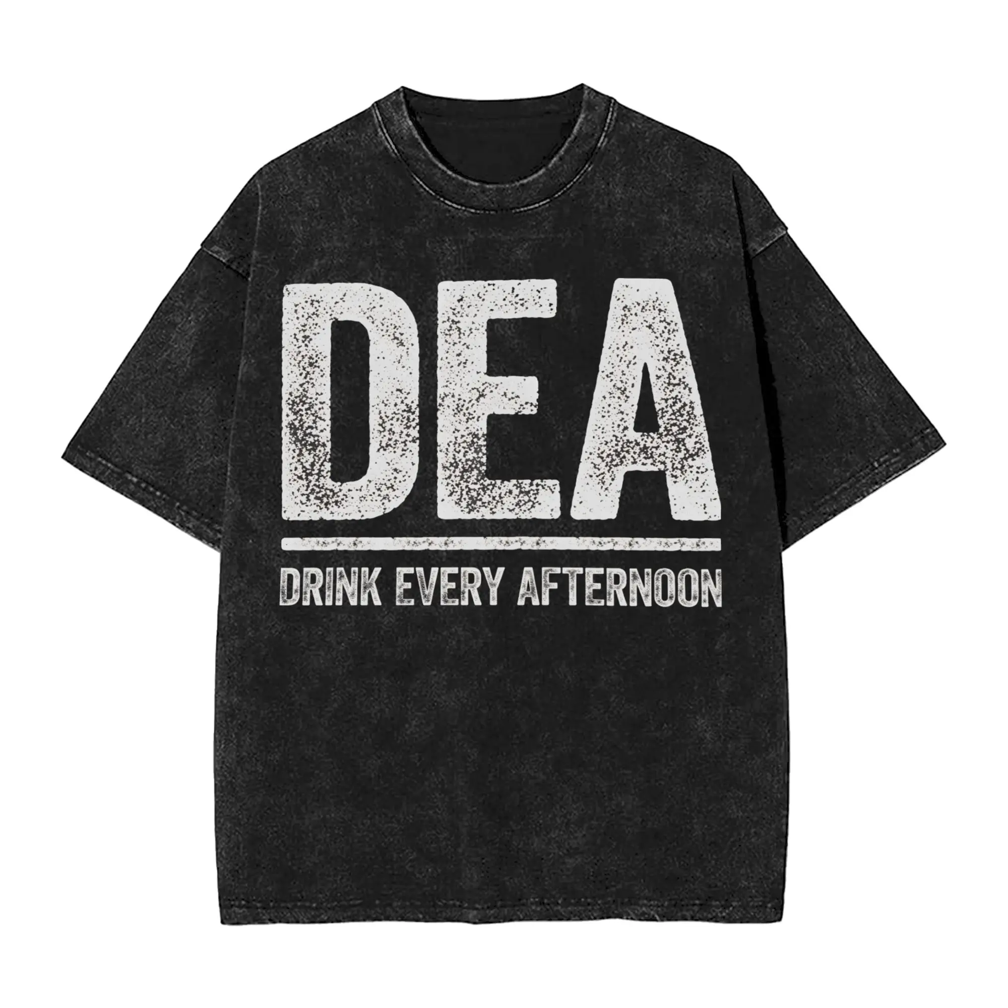 DEA Special Agent T Shirts Hip Hop Washed Short Sleeve Harajuku T-Shirts  Vintage Men Women Tops Streetwear Graphic Printed Tees