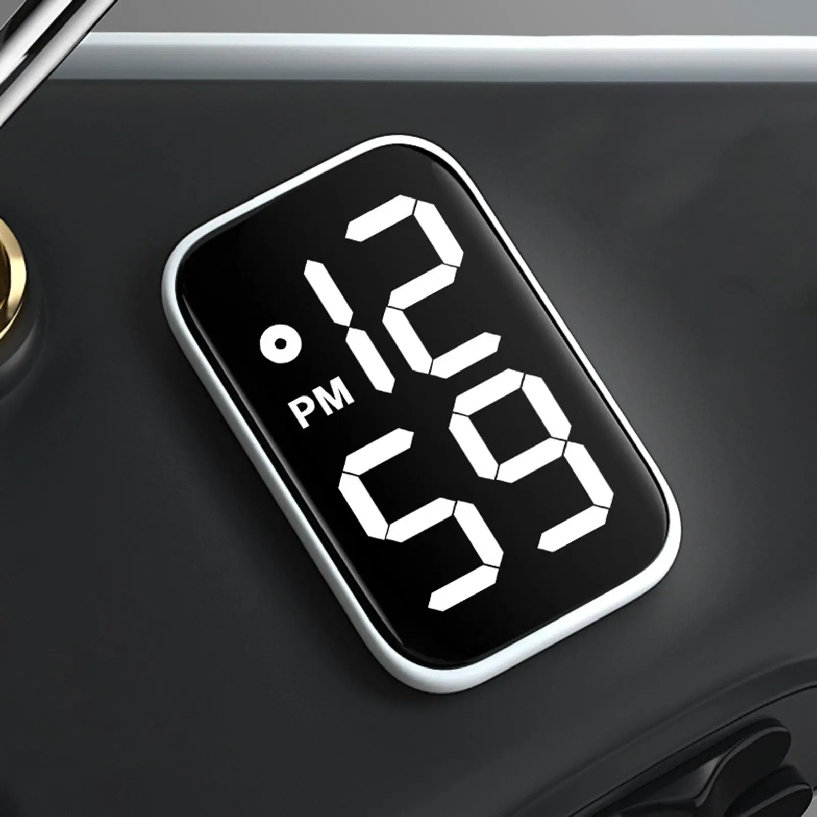 Car Clock Luminous Waterproof Digital Vehicle Watch LED Screen Small Digital Clock Stick On For auto Dashboard Interior