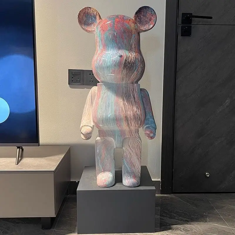 Internet celebrity violent bear, light luxury cartoon living room ornament, piggy bank floor-to-ceiling large home ornament bear