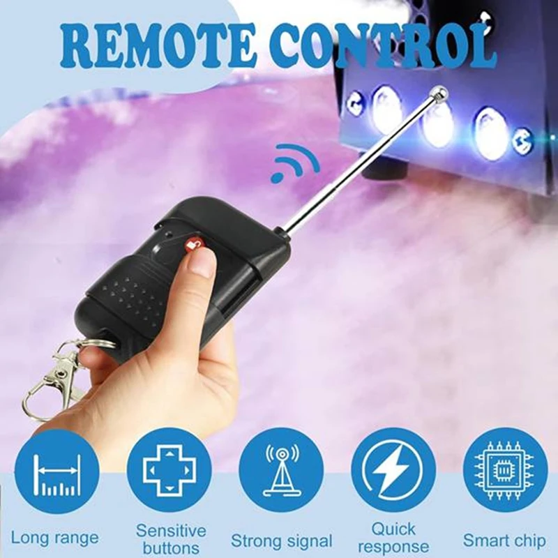 ELECT-Smoke Fog Machine Wired Remote Control Remote Controller Receiver For 400W 900W 1500W Stage Effects Fogger