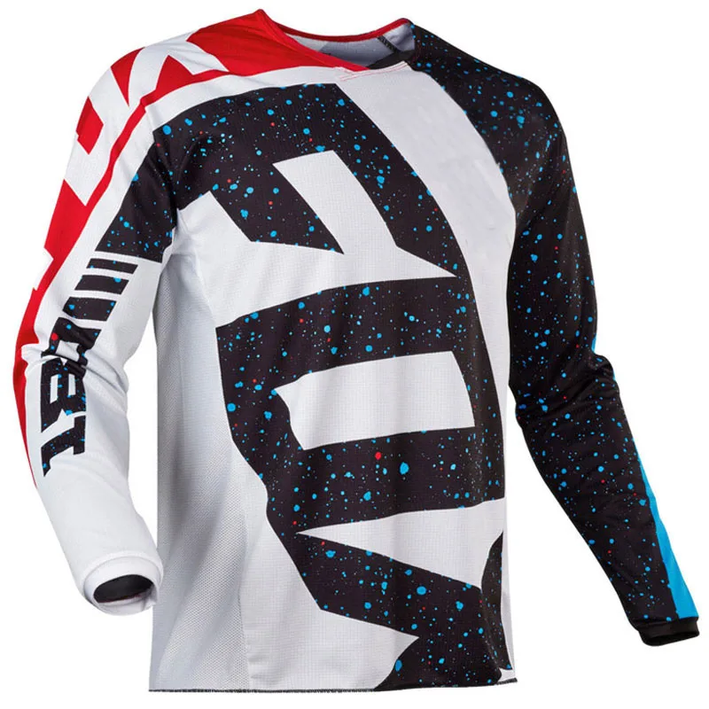 Maillot de moto à séchage rapide, T-shirt VTT, T-shirt à manches longues, Cyclisme intelligent de descente, Camo respirant