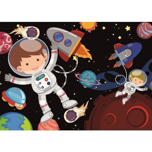 Art Kids Jigsaw Puzzle Space 35 + 60 Piece Jigsaw Puzzle