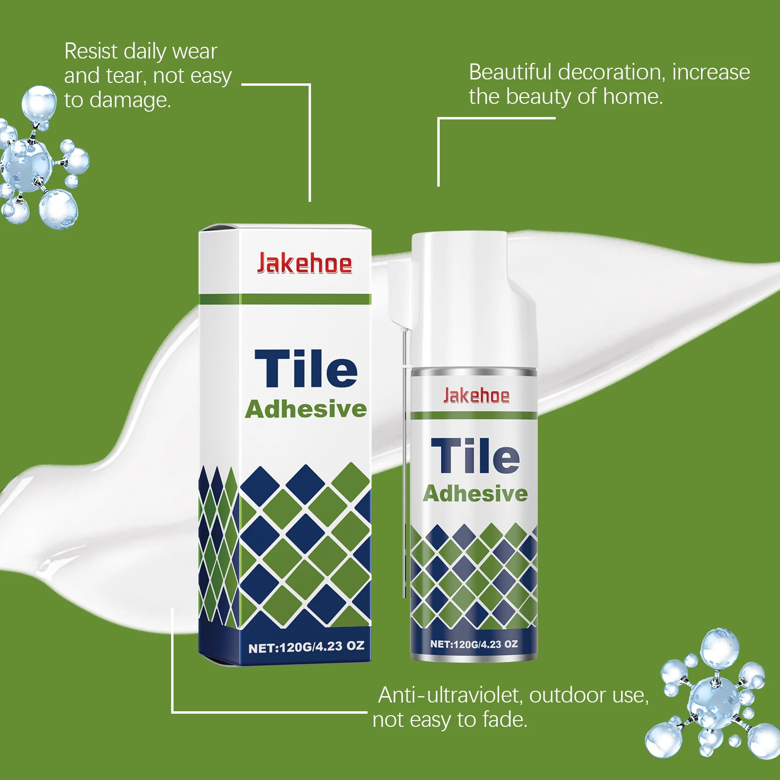 120G Tile Hollow Drum Repair Adhesive Waterproof Leak-blocking High Strength Wear Resistance Ceramice Tile Filling Repair Glue