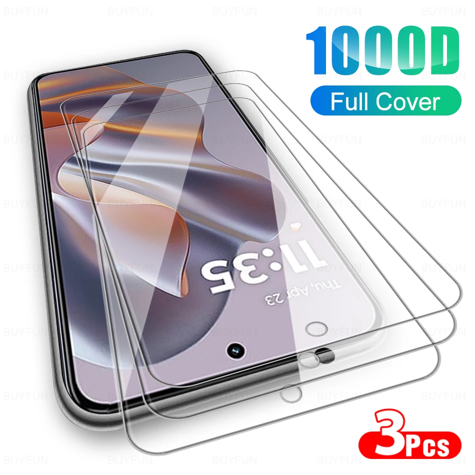 3pcs Tempered Glass For Motorola Edge 50 Neo 50Neo Edge50Neo Screen Protector Moto G45 G35 MotoG45 Full cover Protective Film