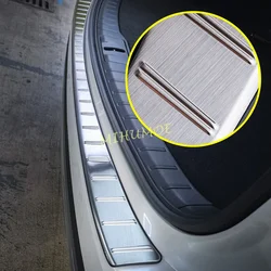 Stainless Steel Rear Bumper Protector Trunk Sill Guard For 2023 2024 2025 Lexus RX350 RX350h RX450h+ RX500h Accessories