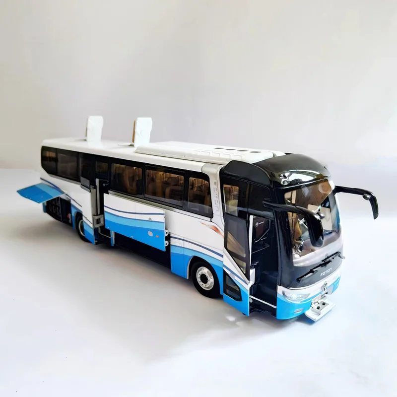 1:36 Scale Foton Ohui BJ6122 Tourist Bus Alloy Vehicle Model
