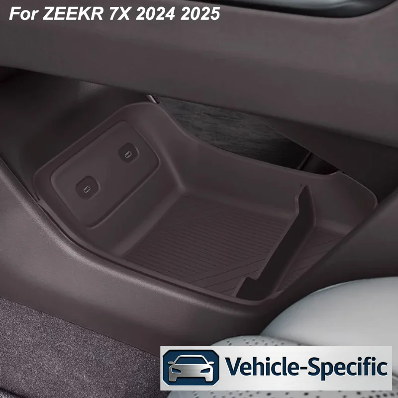 

For Zeekr 7X 2024 2025 Central Control Lower Storage Box Interior Accessories