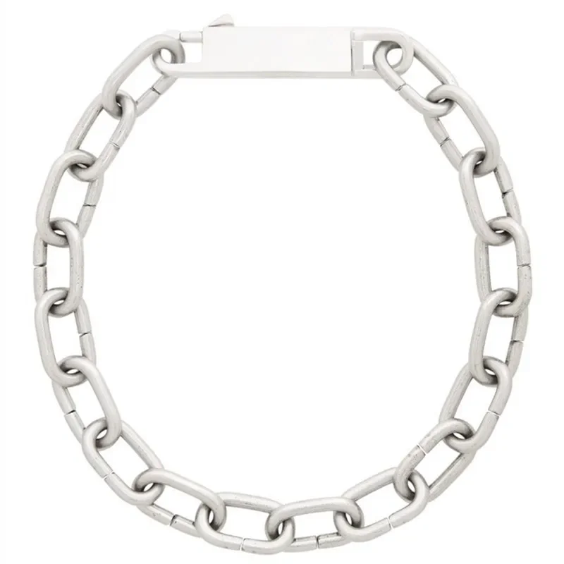 High version rick pentagram retro silver ro necklace niche men's accessories fashion owens high-end temperament