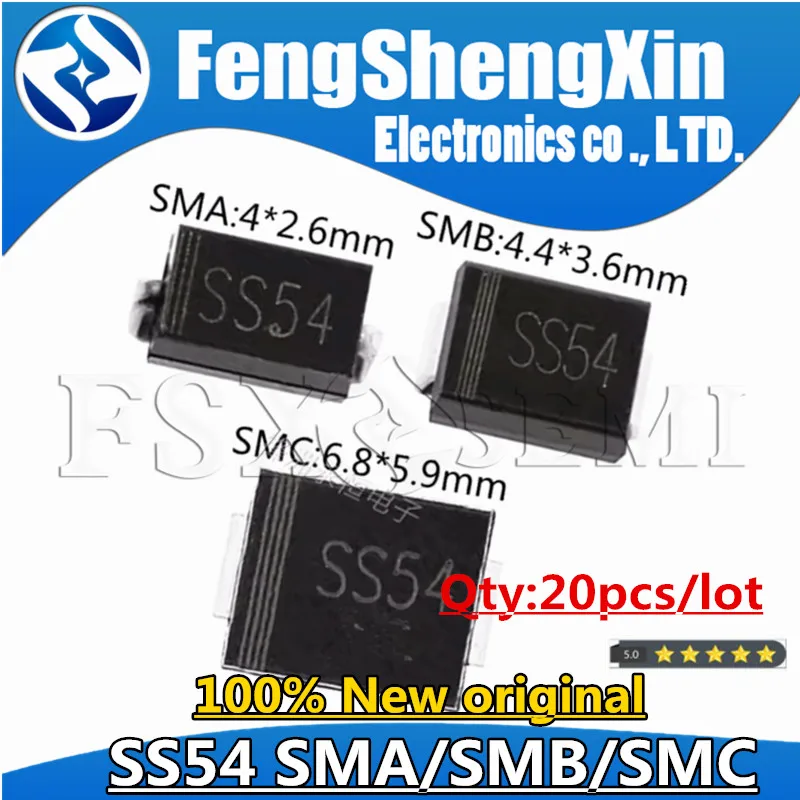 20Pcs SS54 Sma Smb … - image