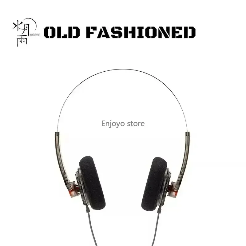 Old Fashioned for MOONDROP HiFi on-Ear Headset 40mm Dynamic Driver Detachable 0.78-2pin Cable 3.5mm Wired Audiophile Headphones