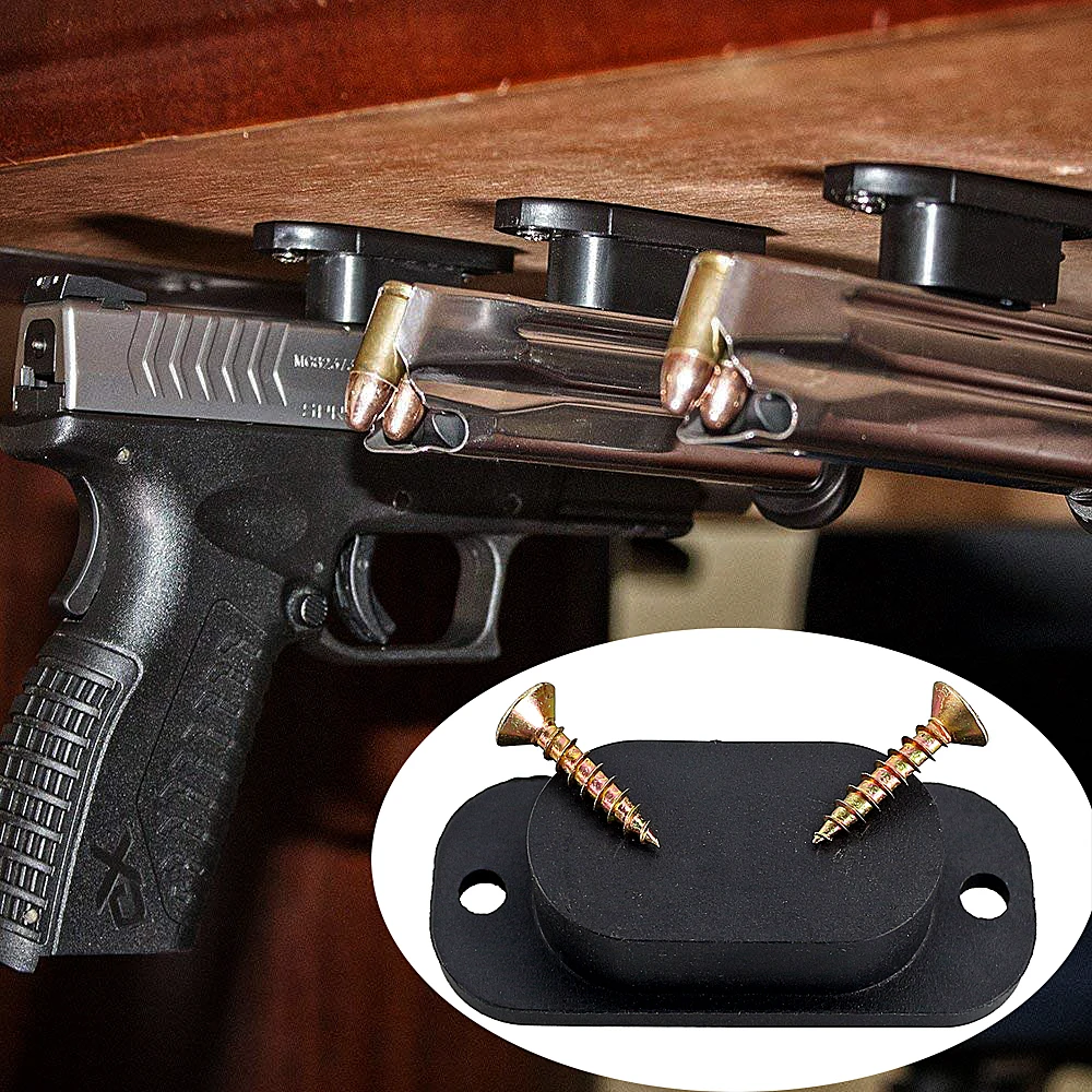 NEW Gun Magnet Concealed Magnetic Gun Tool Holder Mount for Car Under Table Bedside Office