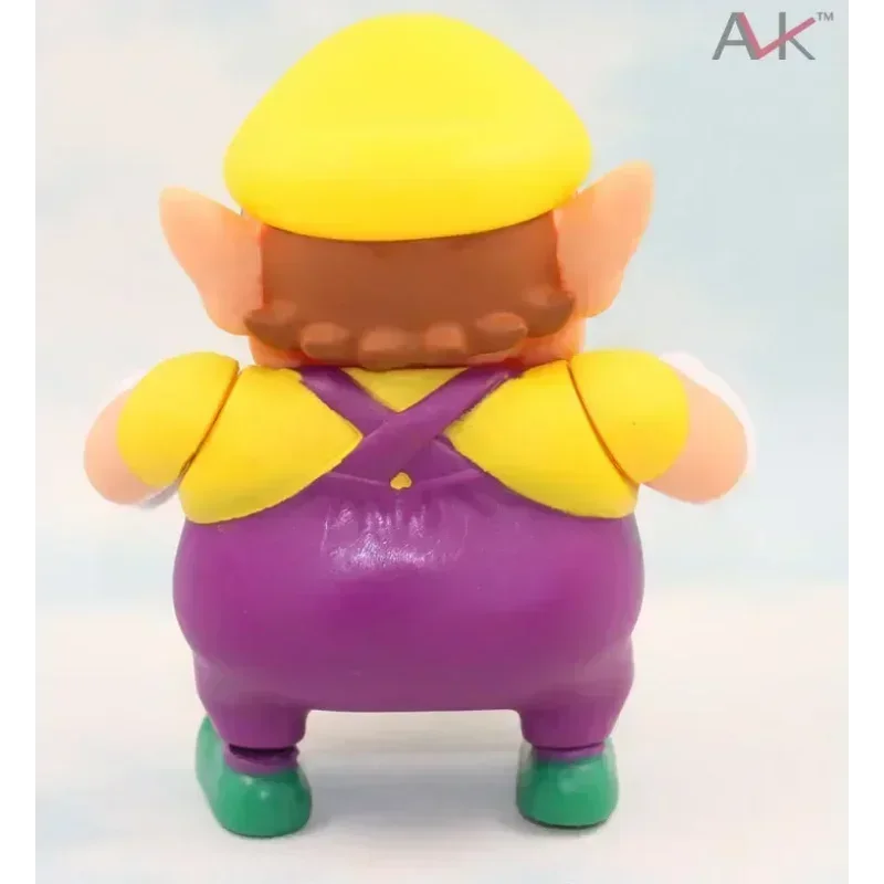 12 cm Gioco Marios Bros Anime Wario Action Figure Kawaii Modello da collezione Giocattoli Decorazione desktop Ornamenti Regalo di compleanno per bambini