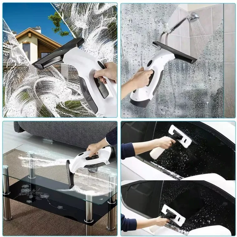 Portable Automatic Glass Cleaner Rechargeable for Window and Car Glass Surfaces Offering Thorough Cleaning with Minimal Effort
