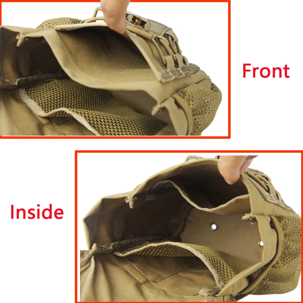 Molle Pouch EDC Bag Medical EMT Tactical Outdoor First Aid Kits Water Bottle hanging Bag Emergency Riding Camping Bag