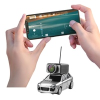 1/64 Scale Mini RC Cars with HD Camera 2.4GHz WiFi App Controlled Fully Proportional FPV RC Drift Vehicle with Gyro
